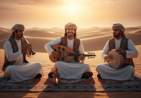 Live Arabian music
